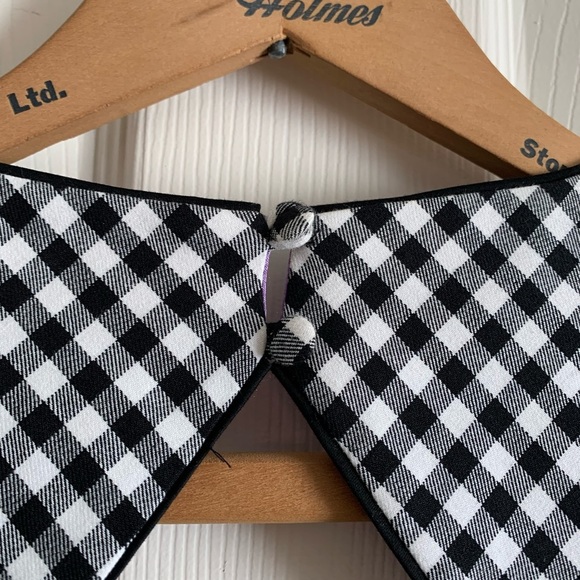 White House Black Market Black & White Gingham Dress Size 0 - Picture 16 of 17
